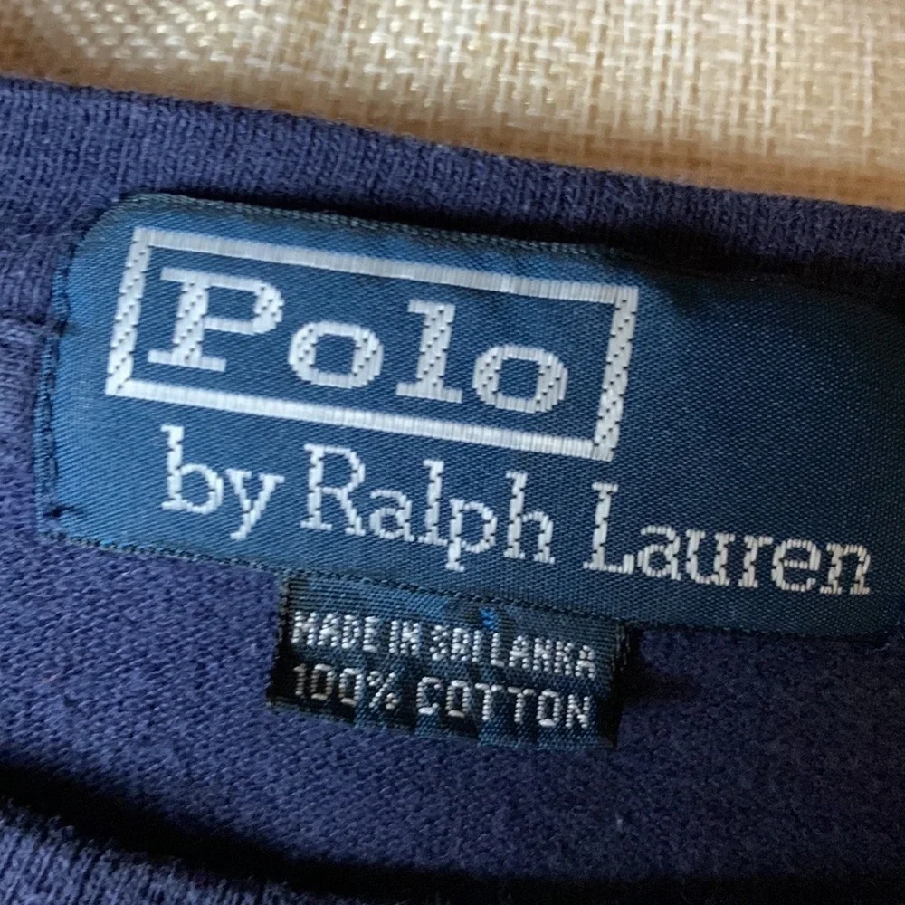 Polo by Ralph Lauren blue short sleeve shirt with logo Size Large